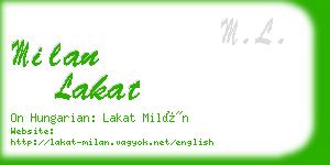 milan lakat business card